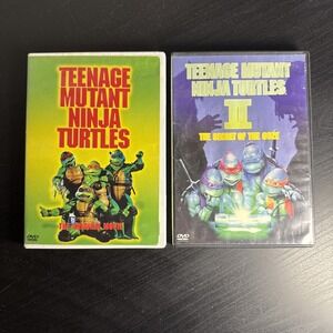 Teenage Mutant Ninja Turtles Original Movie and Secret of the Ooze DVD